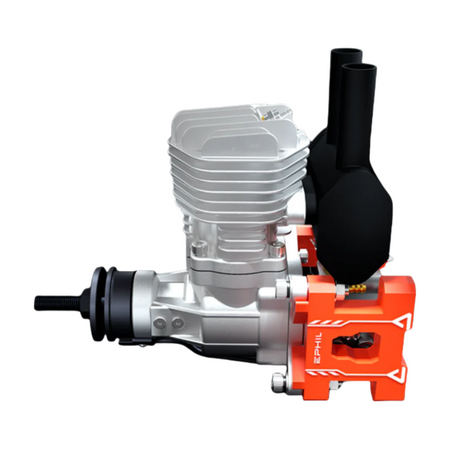EPHIL XG-Series 20cc-R Glow Gasoline Engine w/ Glow Plug & Ignition - Unmanned RC