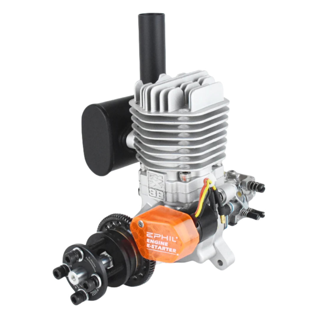EPHIL X-Series 38cc-S Pro Gasoline Engine w/ E-Starter; Spark Plug & Electronic Ignition - Unmanned RC