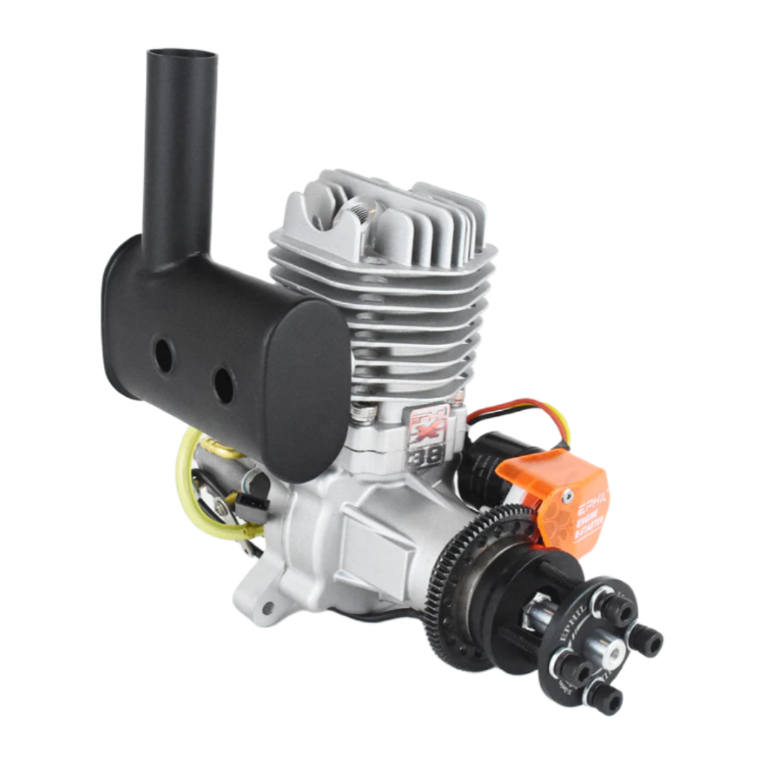 EPHIL X-Series 38cc-S Pro Gasoline Engine w/ E-Starter; Spark Plug & Electronic Ignition - Unmanned RC
