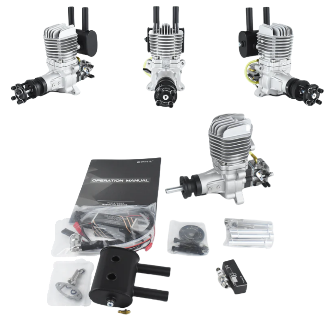 EPHIL X-Series 38cc-R Gasoline Engine w/ Spark Plug & Electronic Ignition - Unmanned RC