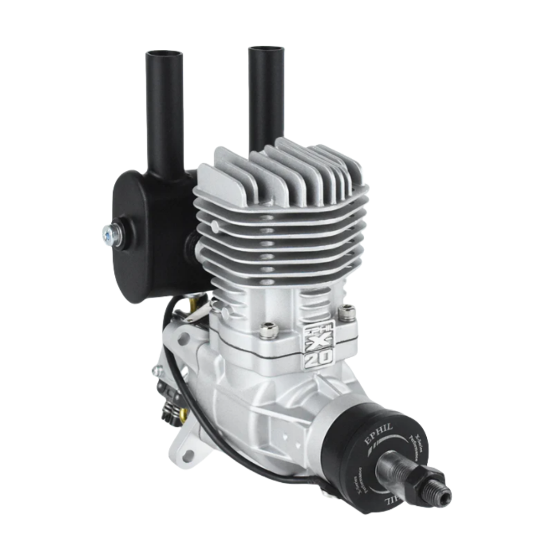 EPHIL X-Series 20cc-R Gasoline Engine w/ Spark Plug & Electronic Ignition - Unmanned RC