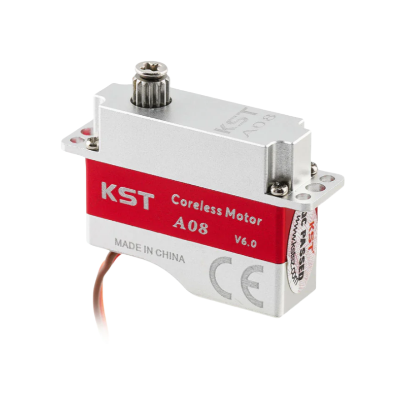 KST A08 V6.0 Coreless Metal Gear HV Micro Servo 3.2Kgf.cm 0.09sec for Glider DLG - Unmanned RC