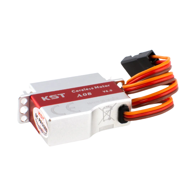 KST A08 V6.0 Coreless Metal Gear HV Micro Servo 3.2Kgf.cm 0.09sec for Glider DLG - Unmanned RC