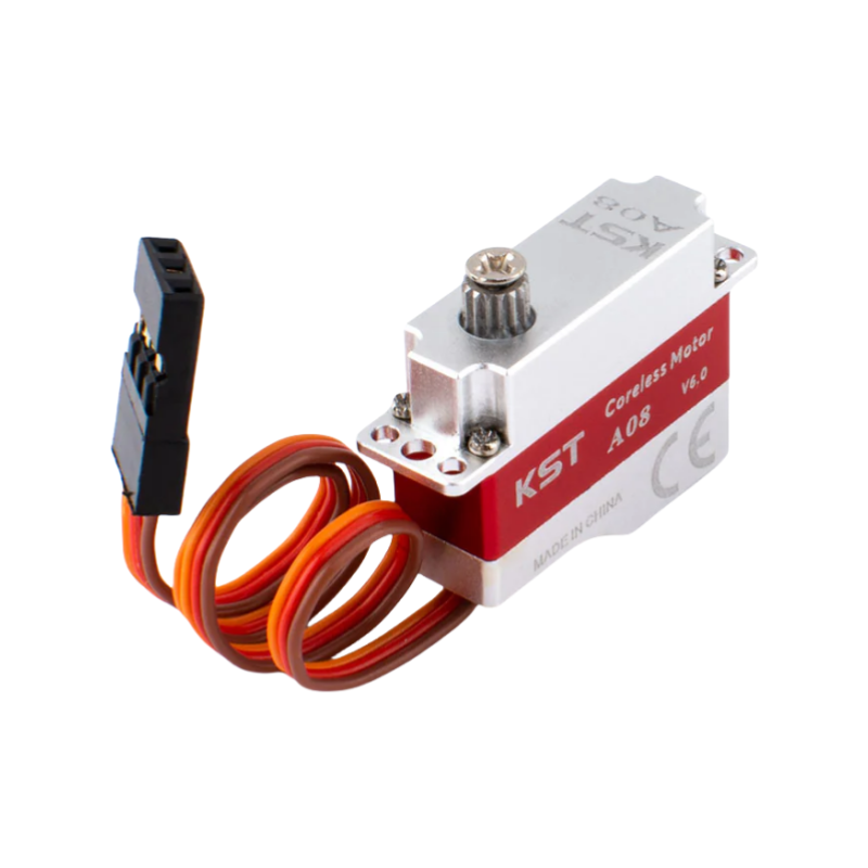 KST A08 V6.0 Coreless Metal Gear HV Micro Servo 3.2Kgf.cm 0.09sec for Glider DLG - Unmanned RC