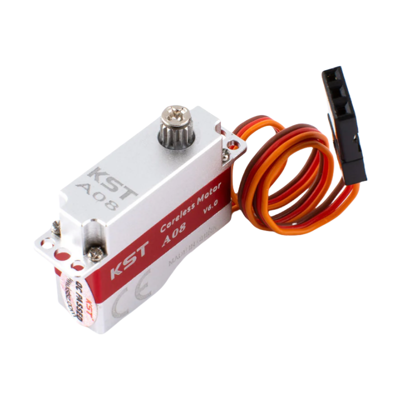 KST A08 V6.0 Coreless Metal Gear HV Micro Servo 3.2Kgf.cm 0.09sec for Glider DLG - Unmanned RC