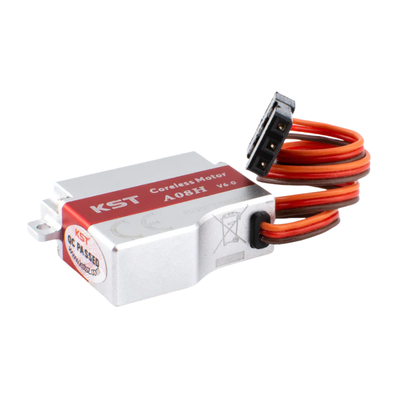 KST A08H V6.0 Coreless Metal Gear HV Micro Servo 3.2Kgf.cm 0.09sec for Glider DLG - Unmanned RC