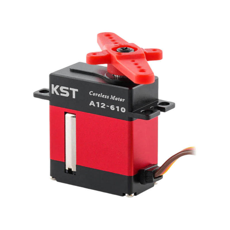 KST A12-610 V8.0 HV Mini Servo 9kg 0.10sec/60degree with Soft Start for Glider Wing - Unmanned RC