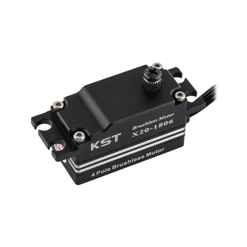 KST X20-1806 Brushless Low-profile Servo 18Kgf.cm 0.06sec for 1:10 Scale On-road Touring and Drift Cars, 1:10 Scale Off-road Buggies, Aerobatic Airplanes and Jets - Unmanned RC