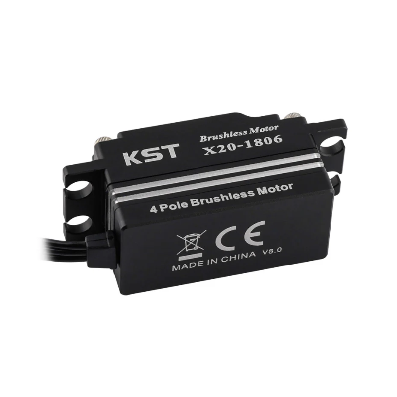 KST X20-1806 Brushless Low-profile Servo 18Kgf.cm 0.06sec for 1:10 Scale On-road Touring and Drift Cars, 1:10 Scale Off-road Buggies, Aerobatic Airplanes and Jets - Unmanned RC