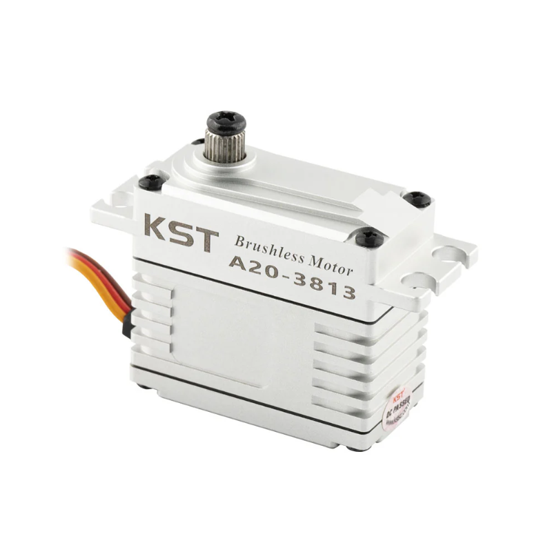 KST A20-3813 V8.0 Brushless HV Phosphor Bronze & Hardened Steel Gear Servo 43Kgf.cm 0.12sec/60degree - Unmanned RC