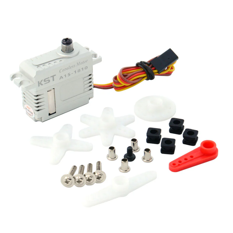 KST A15-1810 HV Phosphor Bronze & Hardened Steel Gear Standard Servo 20Kgf.cm 0.10sec/60° - Unmanned RC