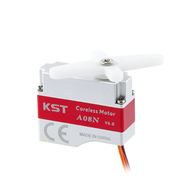 KST A08N V6.0 Coreless Metal Gear HV Micro Servo 3.2Kgf.cm 0.09sec for Glider DLG - Unmanned RC