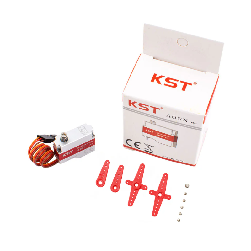 KST A08N V6.0 Coreless Metal Gear HV Micro Servo 3.2Kgf.cm 0.09sec for Glider DLG - Unmanned RC