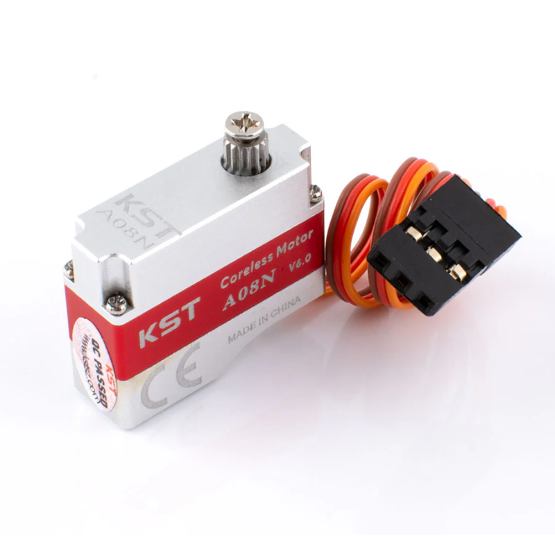 KST A08N V6.0 Coreless Metal Gear HV Micro Servo 3.2Kgf.cm 0.09sec for Glider DLG - Unmanned RC