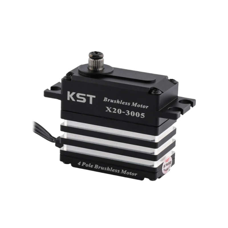 KST X20-3005 Brushless Standard Servo 32Kgf.cm 0.047sec for 1:8 & 1:10 Scale On-road or Off-road RC Race Cars, Aerobatic Airplanes and Jets - Unmanned RC