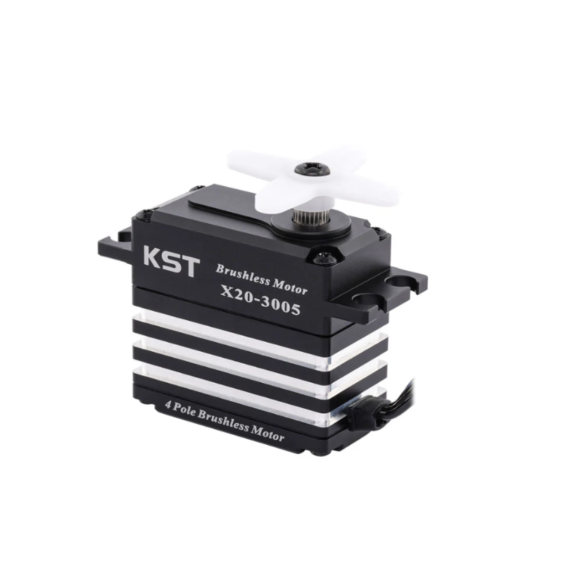 KST X20-3005 Brushless Standard Servo 32Kgf.cm 0.047sec for 1:8 & 1:10 Scale On-road or Off-road RC Race Cars, Aerobatic Airplanes and Jets - Unmanned RC