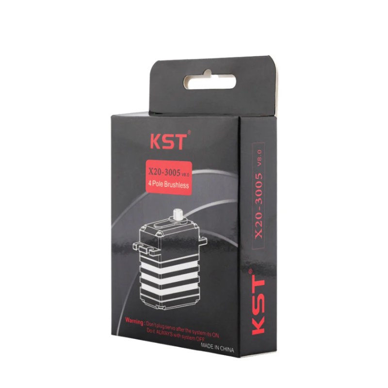 KST X20-3005 Brushless Standard Servo 32Kgf.cm 0.047sec for 1:8 & 1:10 Scale On-road or Off-road RC Race Cars, Aerobatic Airplanes and Jets - Unmanned RC