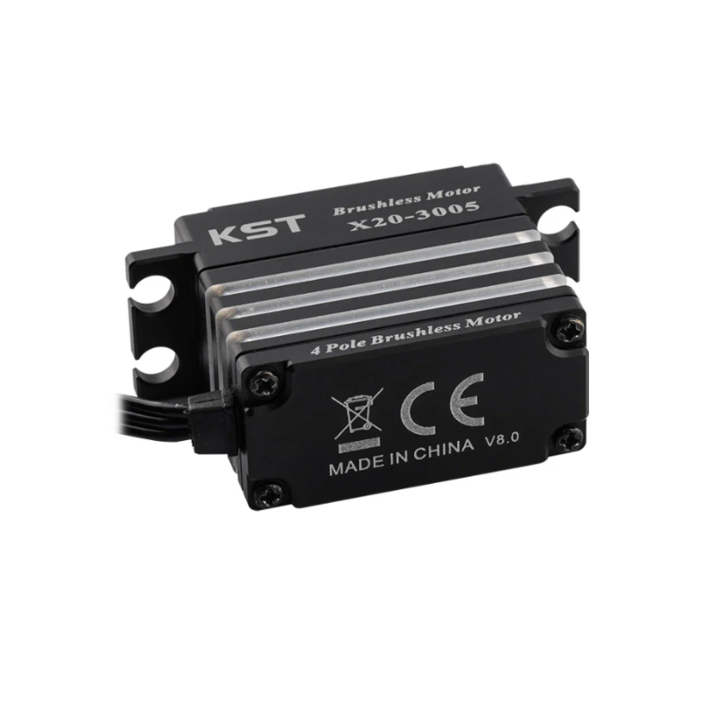 KST X20-3005 Brushless Standard Servo 32Kgf.cm 0.047sec for 1:8 & 1:10 Scale On-road or Off-road RC Race Cars, Aerobatic Airplanes and Jets - Unmanned RC