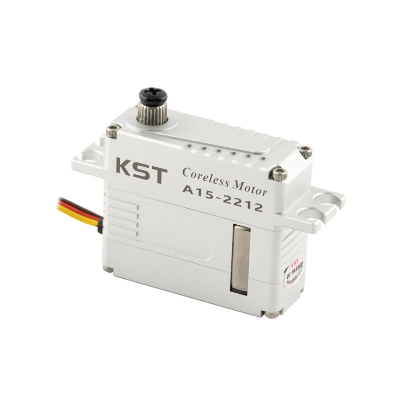 KST A15-2212 HV Phosphor Bronze & Hardened Steel Gear Servo 25Kgf.cm 0.11sec/60° for RC Airplanes - Unmanned RC