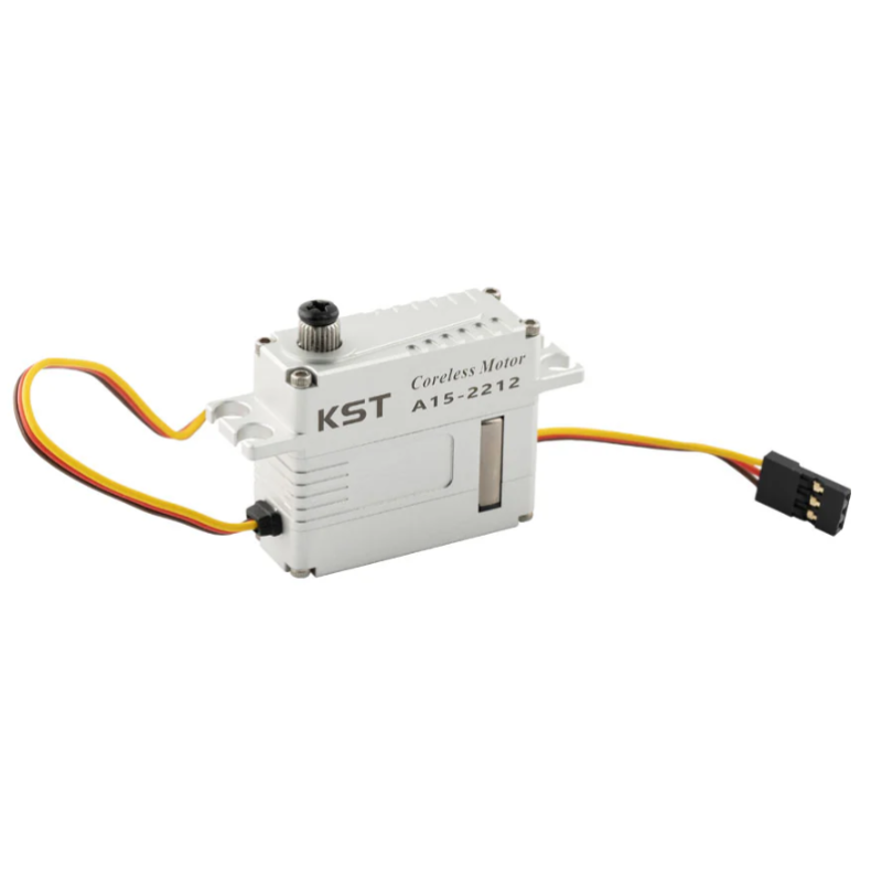 KST A15-2212 HV Phosphor Bronze & Hardened Steel Gear Servo 25Kgf.cm 0.11sec/60° for RC Airplanes - Unmanned RC