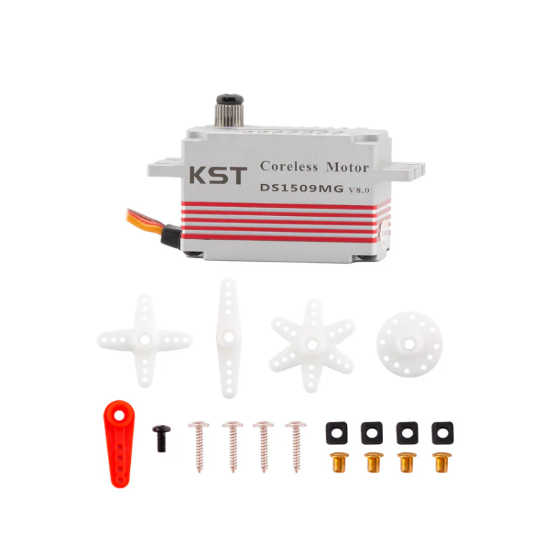 KST DS1509MG Metal Gear Coreless Digital Low Profile Servo 12.8Kgf.cm 0.07sec for Aircraft RC Cars - Unmanned RC