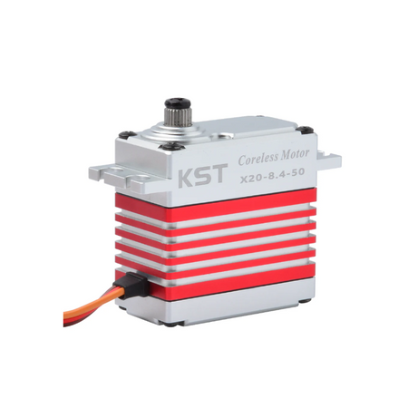KST X20-8.4-50 V8.0 Brushless Metal Gear Digital Servo 45Kgf.cm 0.15sec for Large Scale RC Plane, 1/8 & 1/10 On-road & Off-road RC Car - Unmanned RC