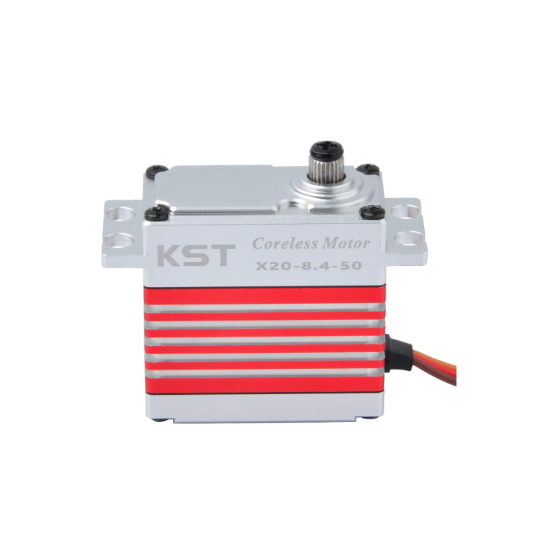 KST X20-8.4-50 V8.0 Brushless Metal Gear Digital Servo 45Kgf.cm 0.15sec for Large Scale RC Plane, 1/8 & 1/10 On-road & Off-road RC Car - Unmanned RC
