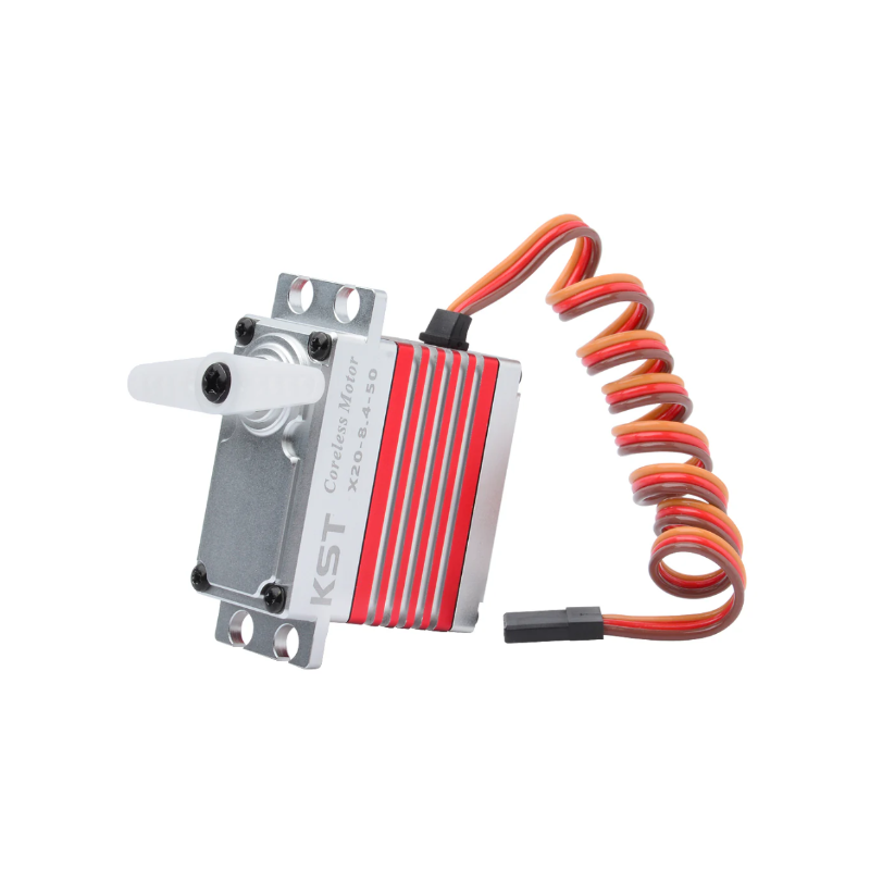 KST X20-8.4-50 V8.0 Brushless Metal Gear Digital Servo 45Kgf.cm 0.15sec for Large Scale RC Plane, 1/8 & 1/10 On-road & Off-road RC Car - Unmanned RC