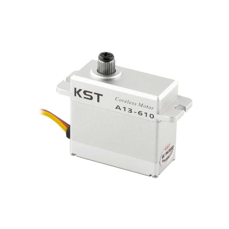 KST A13-610 Coreless Metal Gear HV Mini Servo 9kg.cm 0.10sec for Glider Wing - Unmanned RC