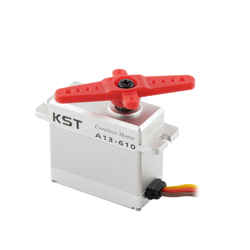 KST A13-610 Coreless Metal Gear HV Mini Servo 9kg.cm 0.10sec for Glider Wing - Unmanned RC
