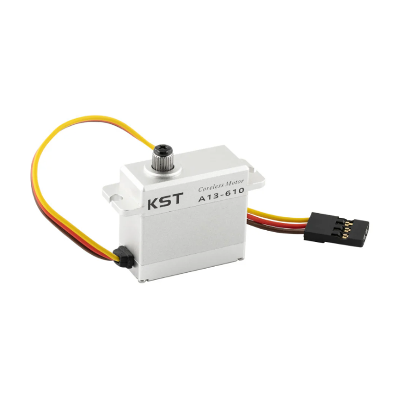 KST A13-610 Coreless Metal Gear HV Mini Servo 9kg.cm 0.10sec for Glider Wing - Unmanned RC