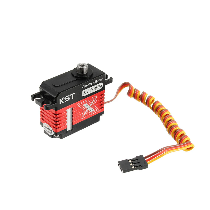 KST X15-908 V8.0 HV Coreless Cyclic Mini Servo 9.2Kgf.cm 0.08sec for RC Helicopters & Airplane & Pancar - Unmanned RC
