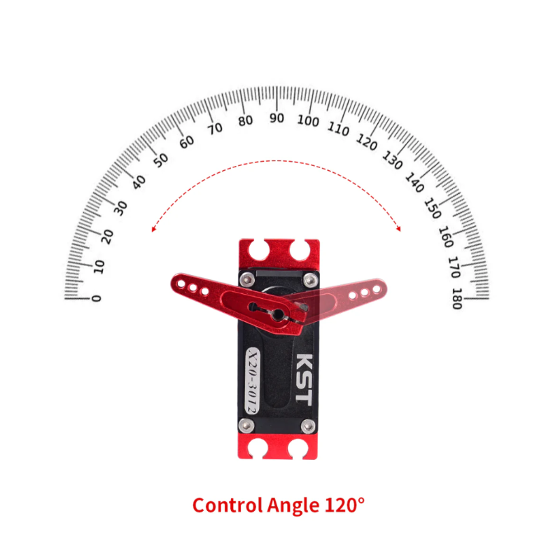 KST X20-3012 HV Brushless Digital Metal Gear Servo 35Kgf.cm 0.11sec for RC Cars, Aerobatic Airplanes and Jets - Unmanned RC
