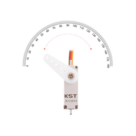 KST X08H V6.0 Metal Gear Digital Micro Servo 2.8Kgf.cm 0.09sec for RC Gliders - Unmanned RC