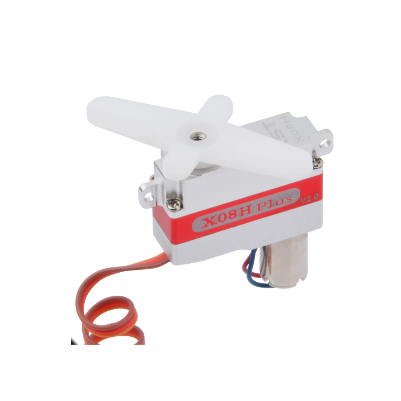 KST X08H Plus V2.0 Horizontal Lug Micro Servo 5.3Kgf.cm 0.09sec 9.5g 8mm for RC Gliders - Unmanned RC