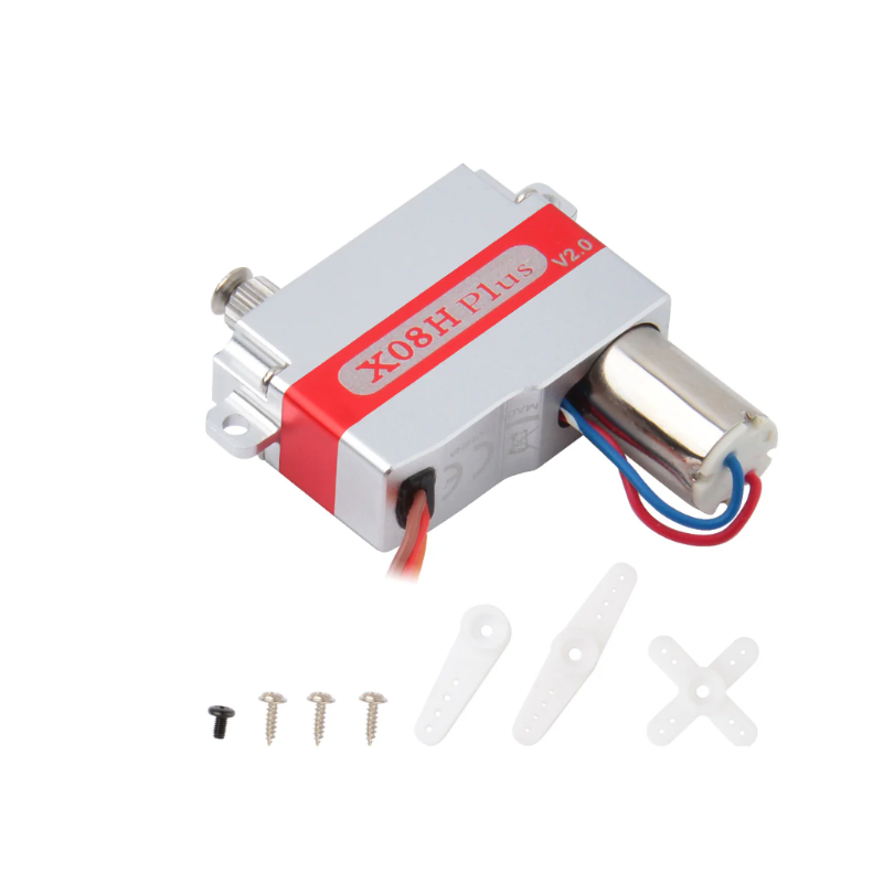 KST X08H Plus V2.0 Horizontal Lug Micro Servo 5.3Kgf.cm 0.09sec 9.5g 8mm for RC Gliders - Unmanned RC