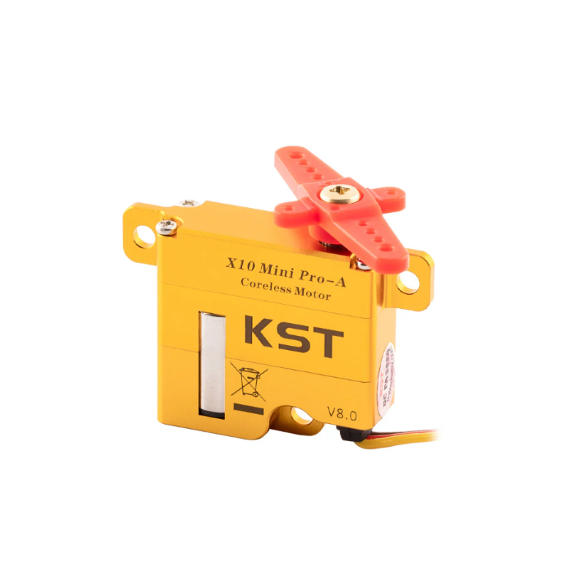KST X10 Mini Pro Digital Metal Gear Servo 8.0Kgf.cm 0.08sec for Competition Gliders and Large Scale Gliders - Unmanned RC