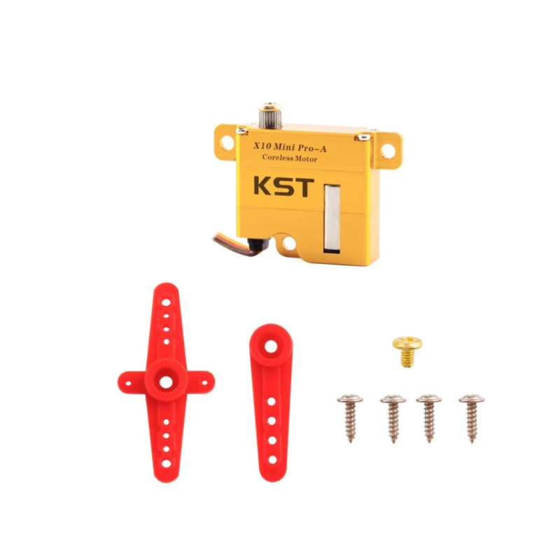 KST X10 Mini Pro Digital Metal Gear Servo 8.0Kgf.cm 0.08sec for Competition Gliders and Large Scale Gliders - Unmanned RC