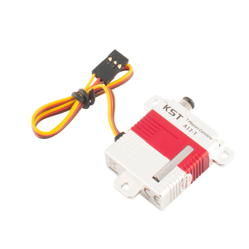 KST A12-T HV Mini Coreless Metal Gear Contactless Magnetic Sensors Servo 20.0Kgf.cm 0.12sec for Glider Wing - Unmanned RC