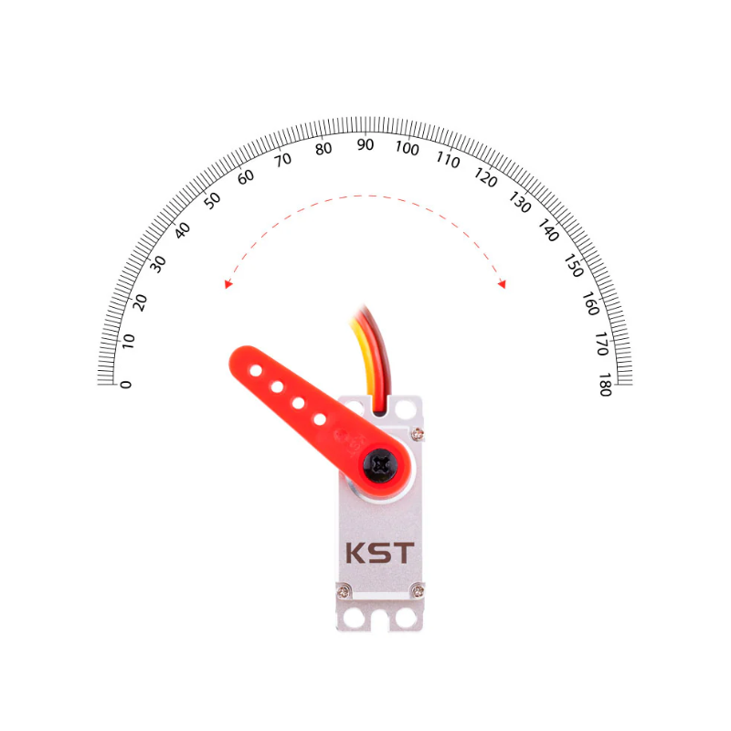 KST DS215MG V8.0 Digital Metal Gear Micro Servo 4.0Kgf.cm 0.05sec for RC Glider and Helicopters - Unmanned RC