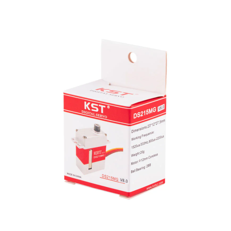 KST DS215MG V8.0 Digital Metal Gear Micro Servo 4.0Kgf.cm 0.05sec for RC Glider and Helicopters - Unmanned RC