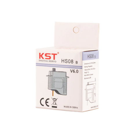 KST HS08B HV Digital Metal Gear Micro Servo 6.0Kgf.cm 0.09sec for RC Gliders - Unmanned RC