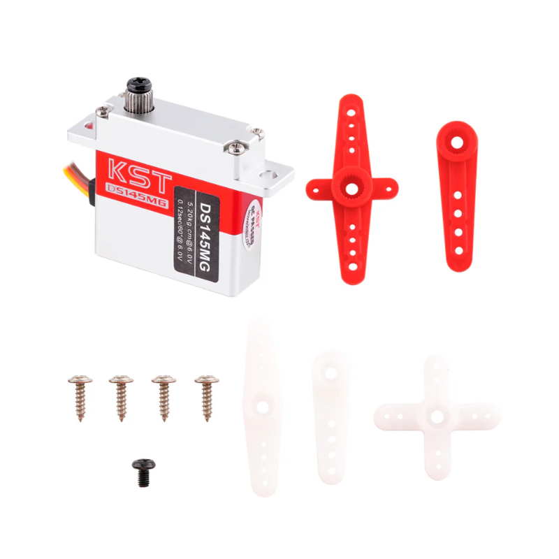 KST DS145MG Digital Metal Gear Servo 10mm 5.2Kgf.cm 0.12sec for Glider Wing - Unmanned RC