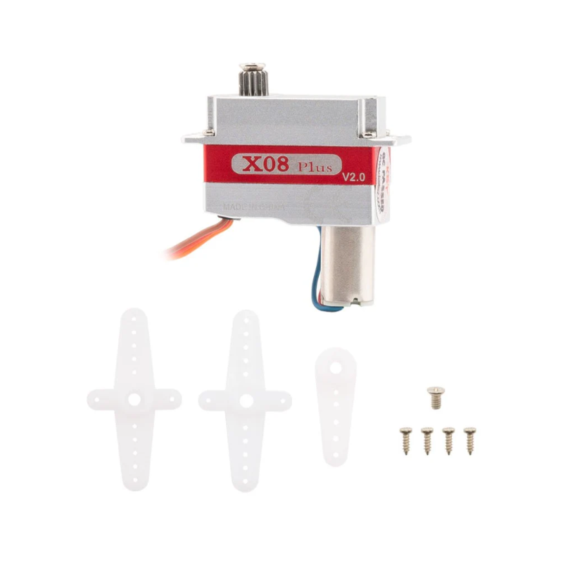 KST X08 Plus V2.0 Micro Servo 5.3Kgf.cm 0.09sec 9.0g 8mm for RC Gliders - Unmanned RC
