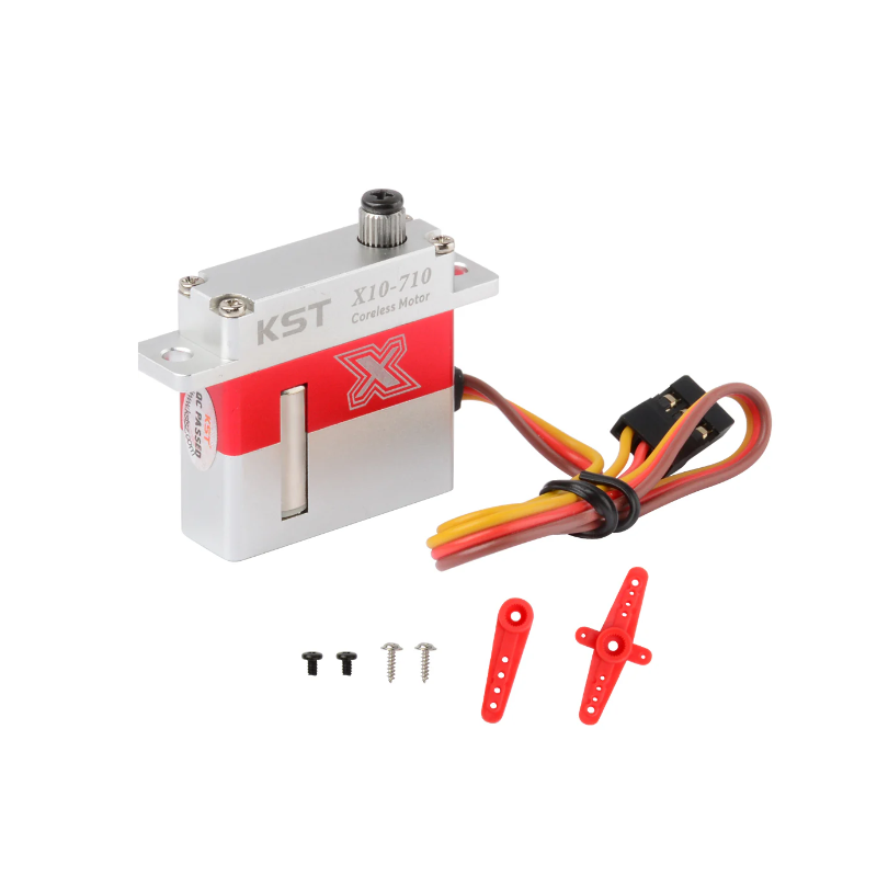 KST X10-710 V8.0 HV Mini Digital Metal Gear Servo 7.5Kgf.cm 0.10sec for RC Gliders - Unmanned RC