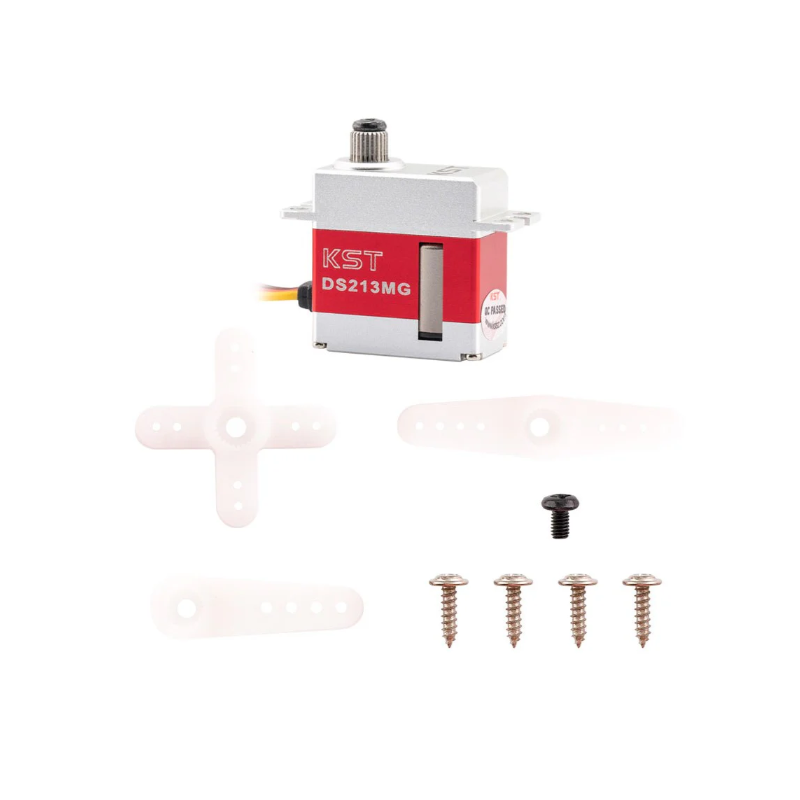 KST DS213MG V8.0 Micro Coreless 3.0Kgf.cm 0.07sec Metal Gear Digital Servo for Gliders and Small Size RC Planes - Unmanned RC