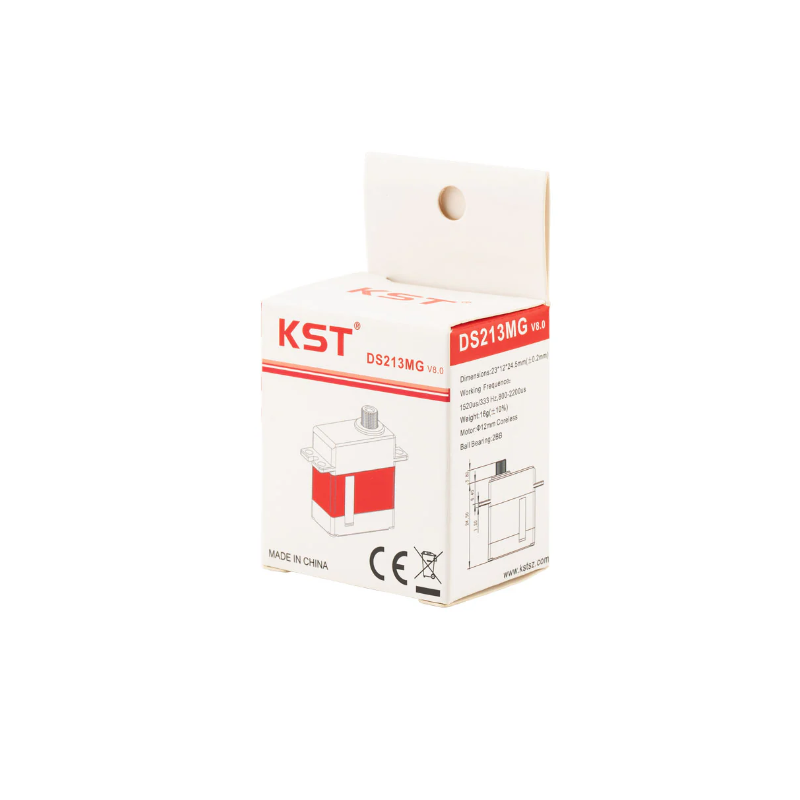 KST DS213MG V8.0 Micro Coreless 3.0Kgf.cm 0.07sec Metal Gear Digital Servo for Gliders and Small Size RC Planes - Unmanned RC