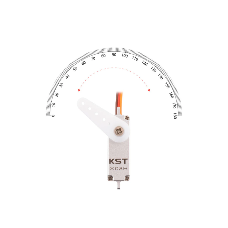 KST X08N V6.0 Metal Gear Digital Micro Servo 2.8Kgf.cm 0.09sec for RC Gliders - Unmanned RC