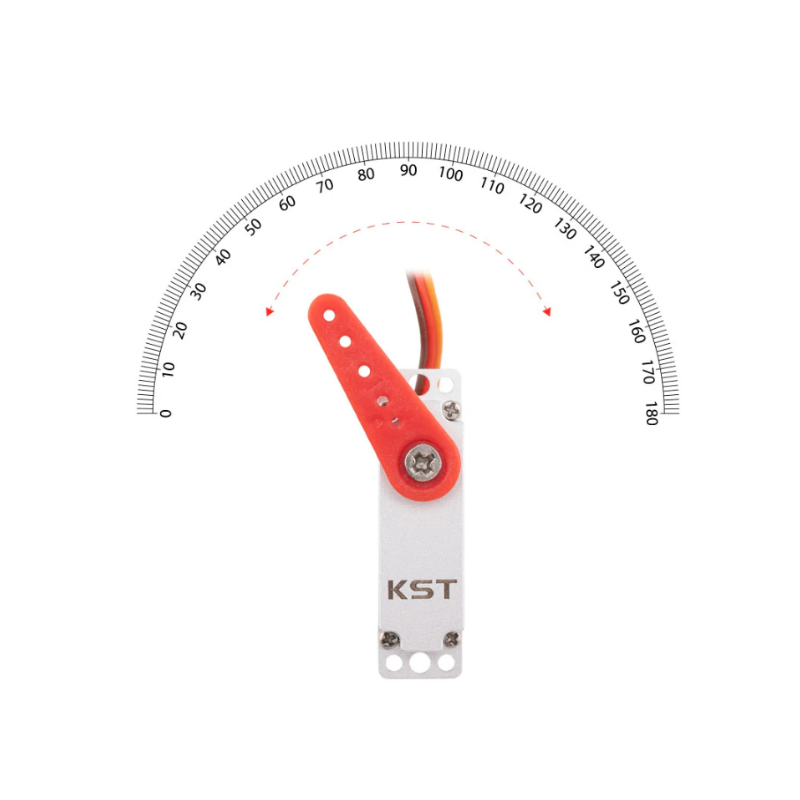 KST A08 LV V6.0 Micro Coreless Digital 2.0Kgf.cm 0.15sec Dual Ball Bearing 1S Servo for DLG F3K Gliders - Unmanned RC