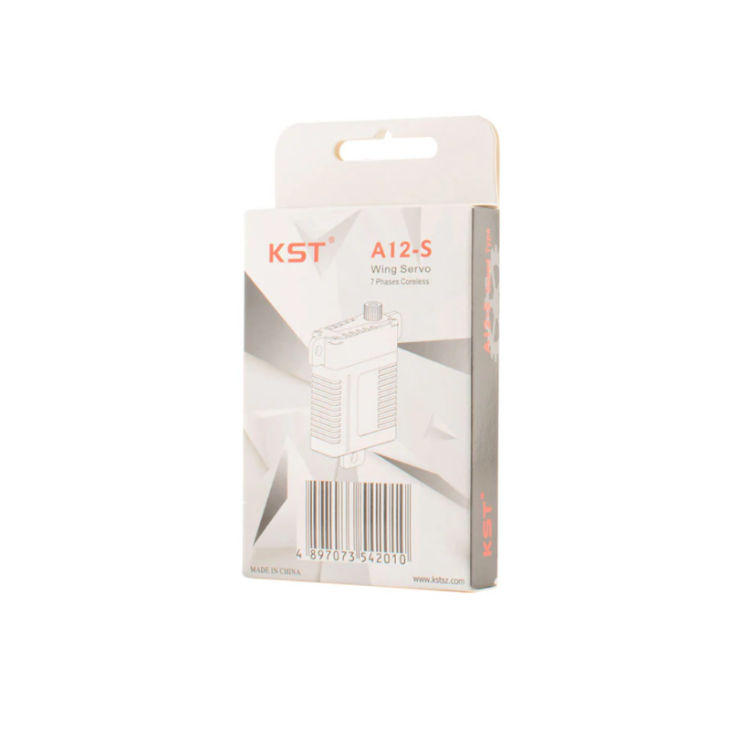 KST A12-S HV Mini Coreless Metal Gear Contactless Magnetic Sensors Servo 13.5Kgf.cm 0.08sec for Glider Wing - Unmanned RC